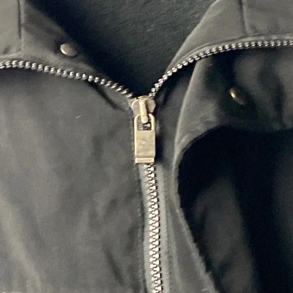 DOCKERS MENS SIZE XXL BLACK-JACKET FLEECE LINED  ZIP SNAP FRONT CLOSURE - Picture 4 of 15